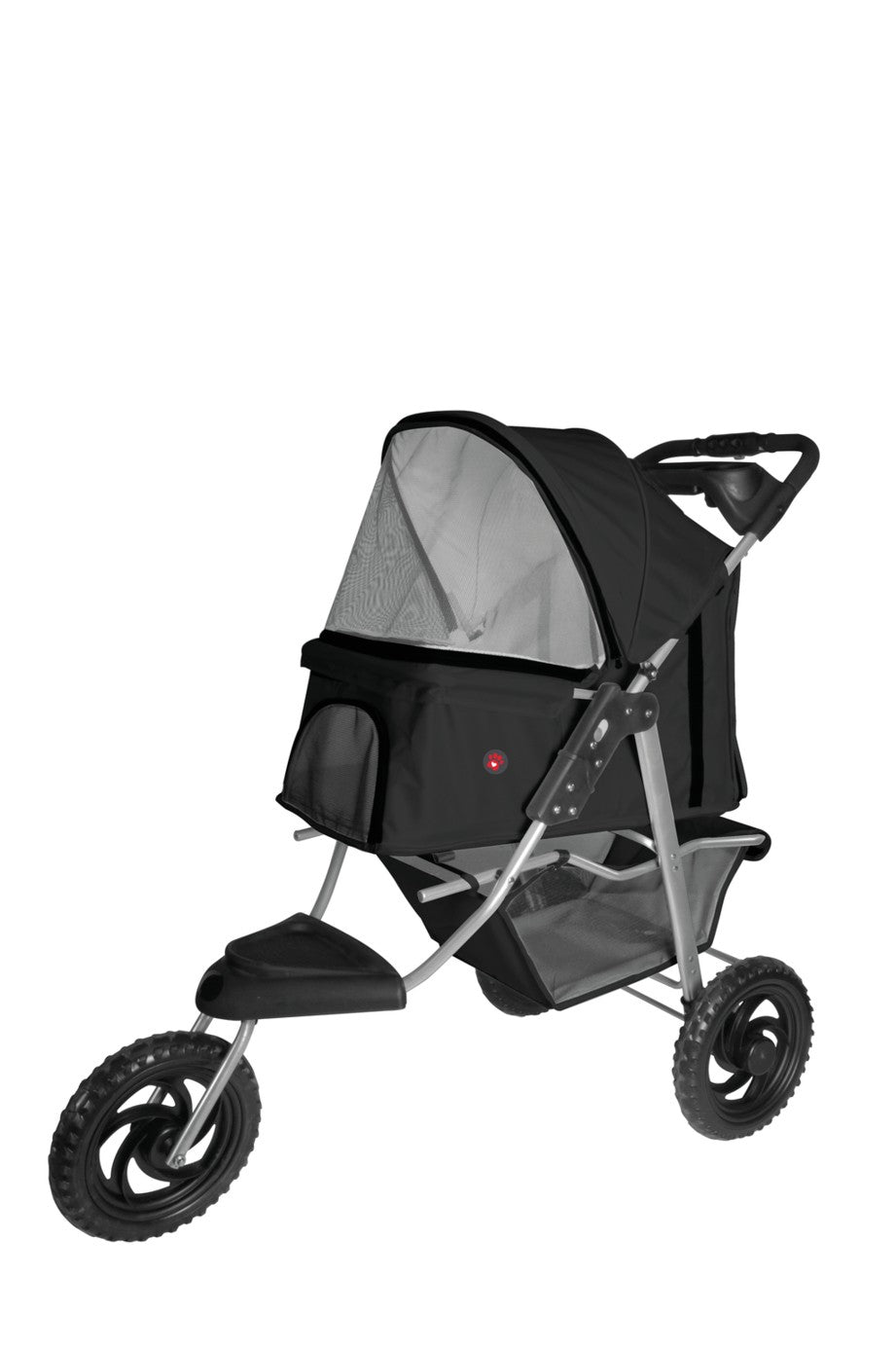 Camon Passeggino per Cani a 3 Ruote Nero Camon Passeggino per Cani a 3 Ruote Nero